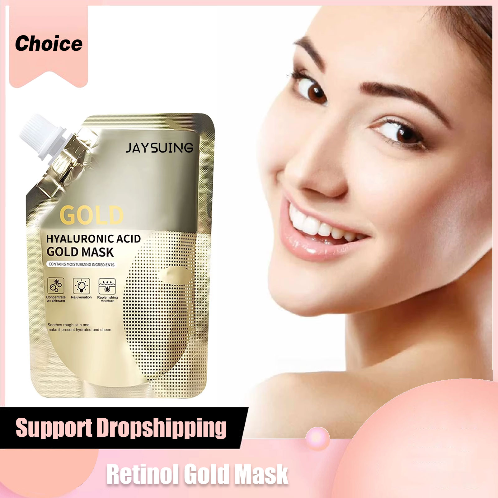 Peptide Neck Cream - Retinol Gold Mask Anti Aging Lightens
