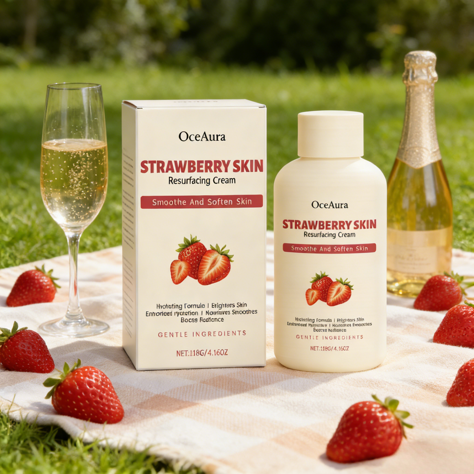 OceAura Strawberry Body Cream  – обзор и цена Azelaic Acid Cream