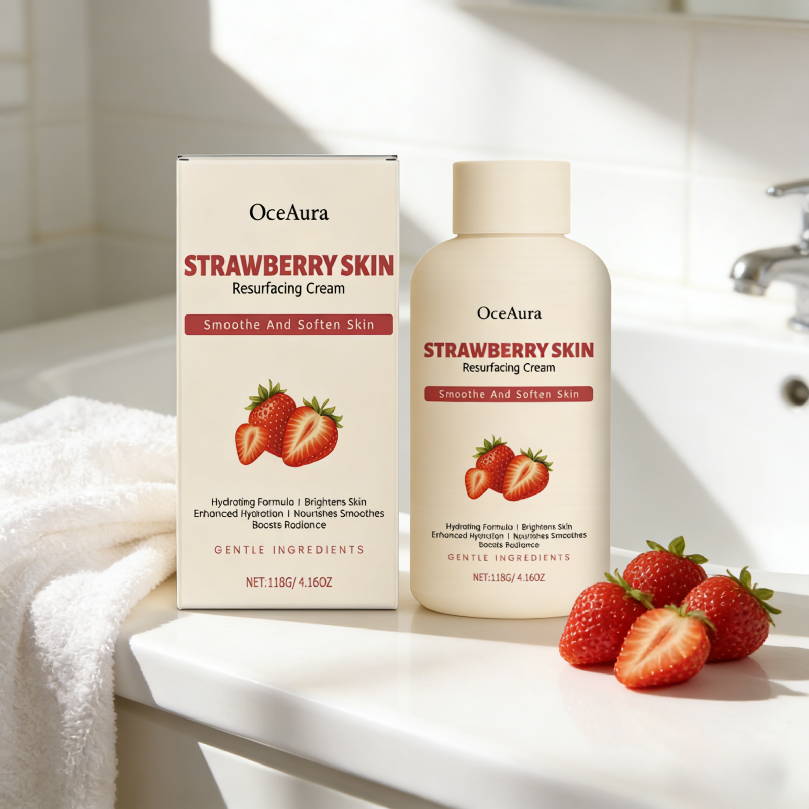OceAura Strawberry Body Cream  – обзор и цена Azelaic Acid Cream