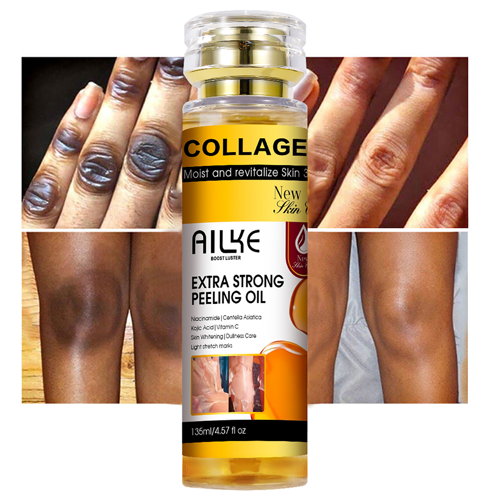 AILKE Collagen Yellow Peeling  – обзор и цена Peptide Neck Cream