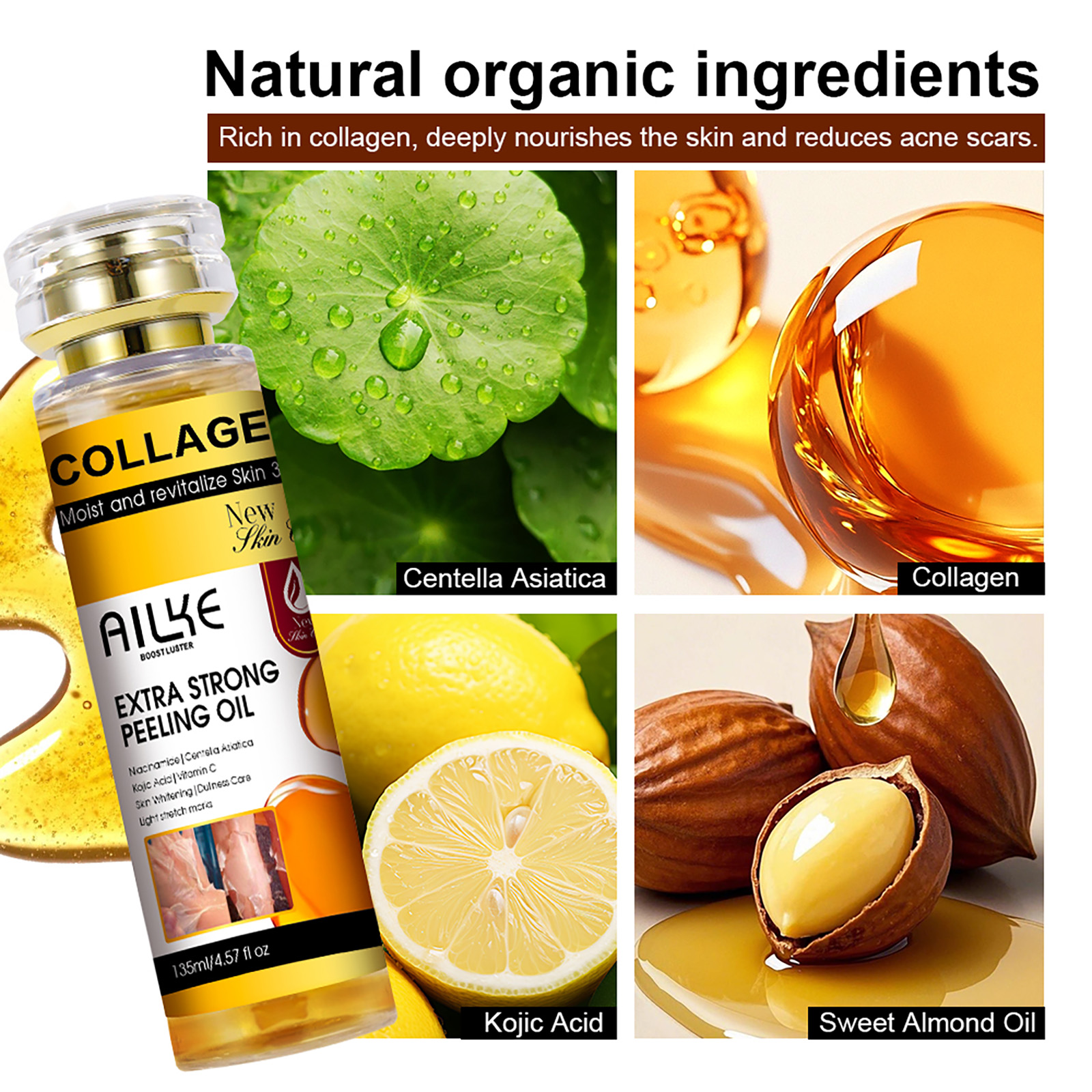 AILKE Collagen Yellow Peeling  – обзор и цена Peptide Neck Cream