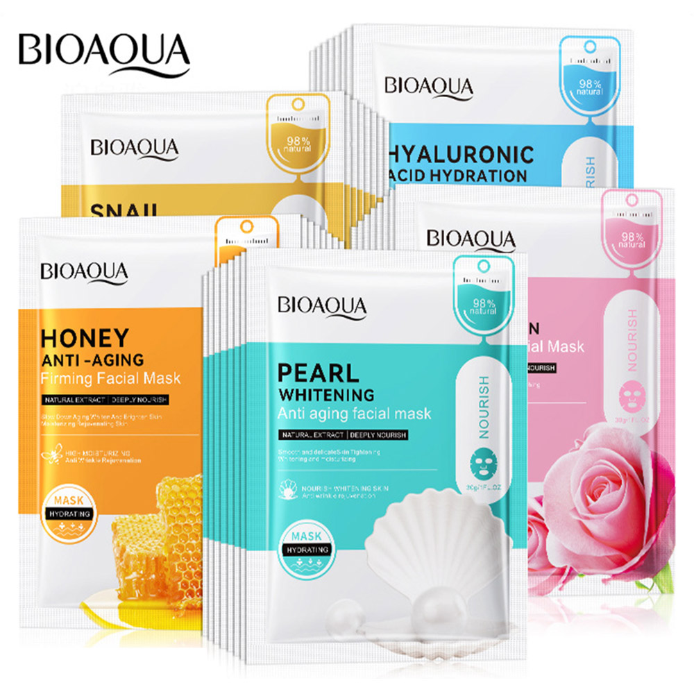 20pcs BIOAQUA Snail Hyaluronic – обзор и цена Skincare Bioaqua
