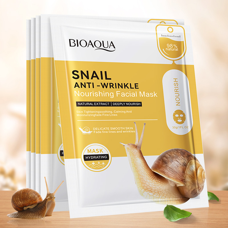 20pcs BIOAQUA Snail Hyaluronic – обзор и цена Skincare Bioaqua
