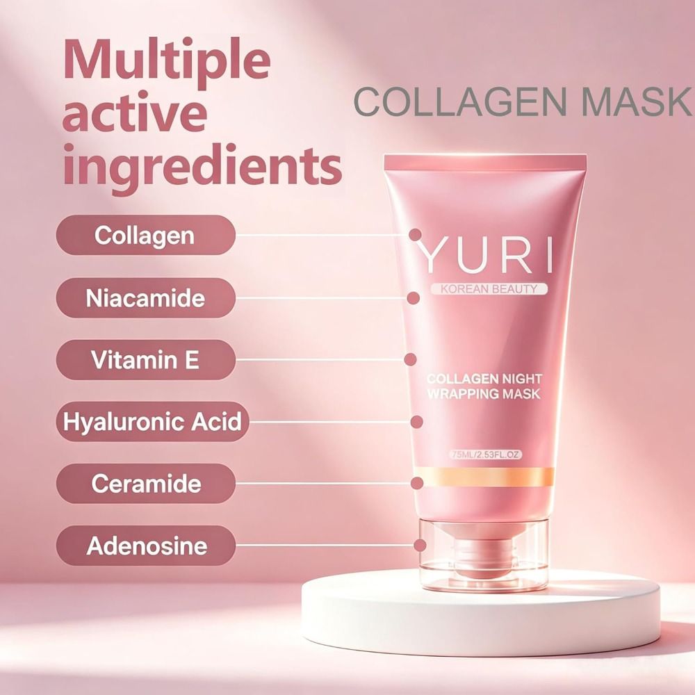 New 75ML Collagen Night Wrappi – обзор и цена Peptide Neck Cream