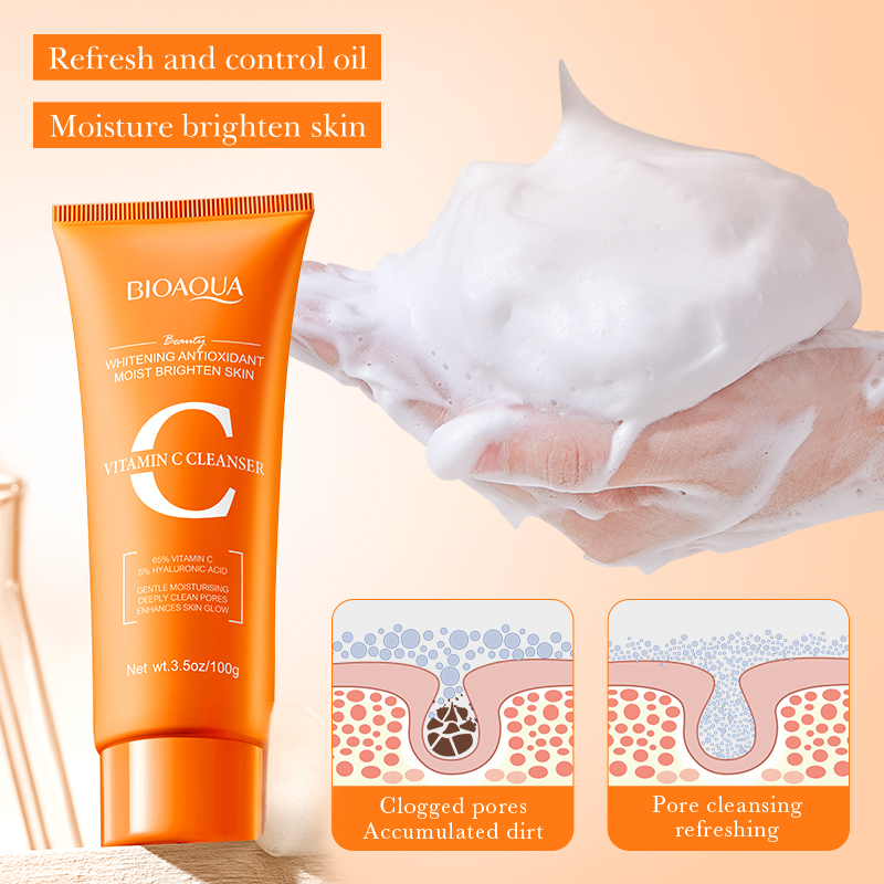 BIOAQUA Vitamin C Facial Clean – обзор и цена Skincare Bioaqua